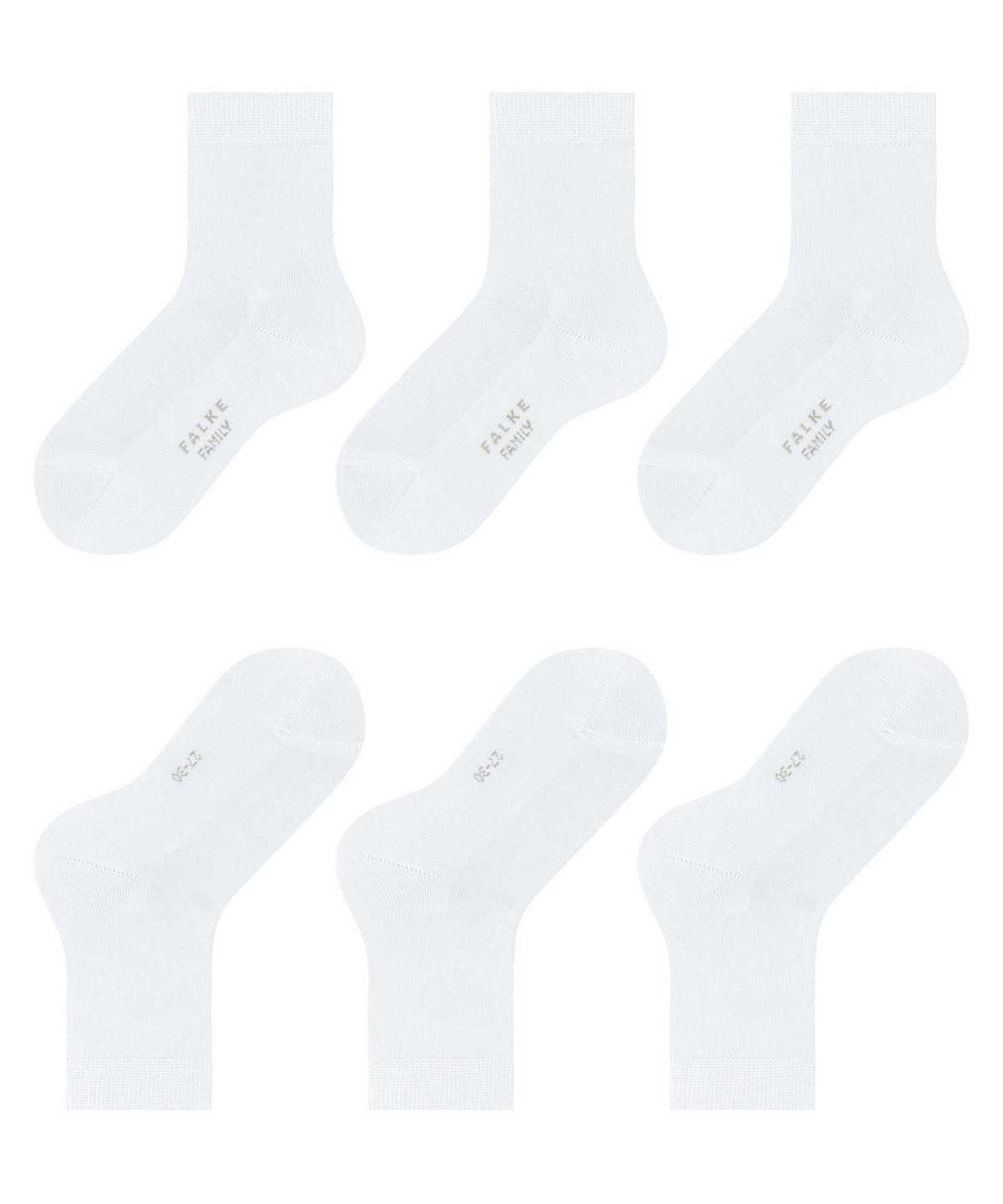 Falke Family 3-Pack Socks Lasten Sukat Valkoinen | 93475YUDG