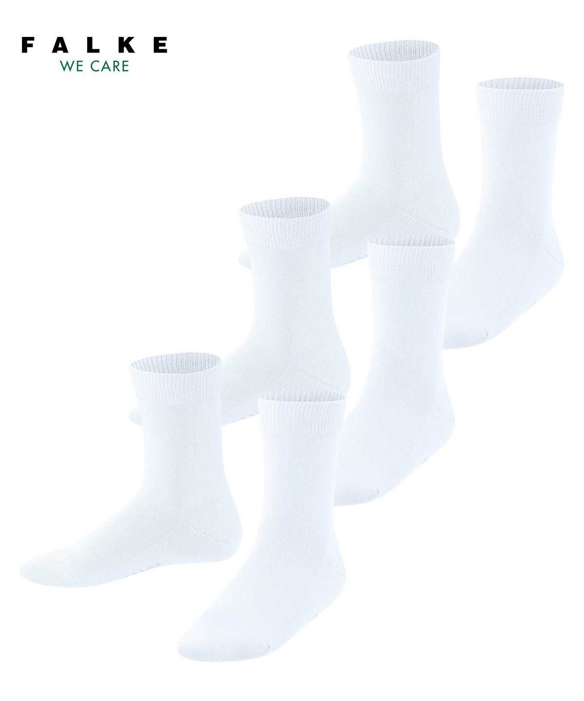 Falke Family 3-Pack Socks Lasten Sukat Valkoinen | 93475YUDG