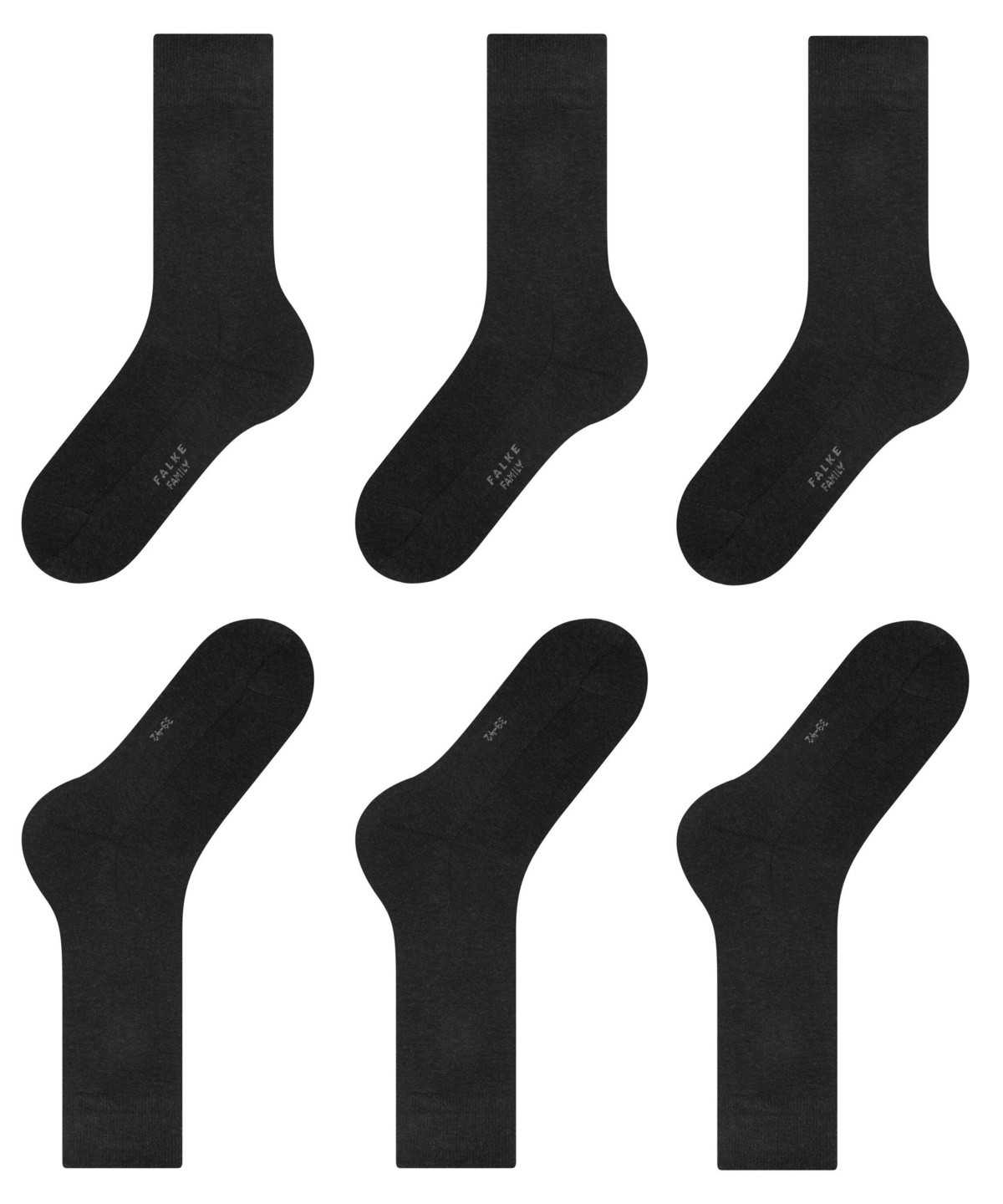 Falke Family 3-Pack Socks Miesten Sukat Harmaat | 87132FIWE