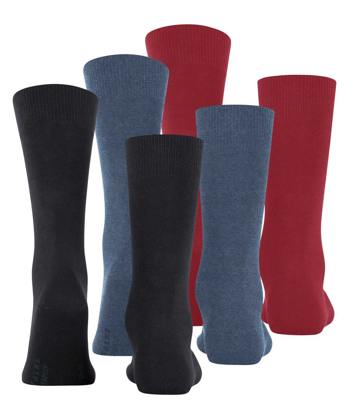 Falke Family 3-Pack Socks Miesten Sukat Multicolored | 32865IDPU