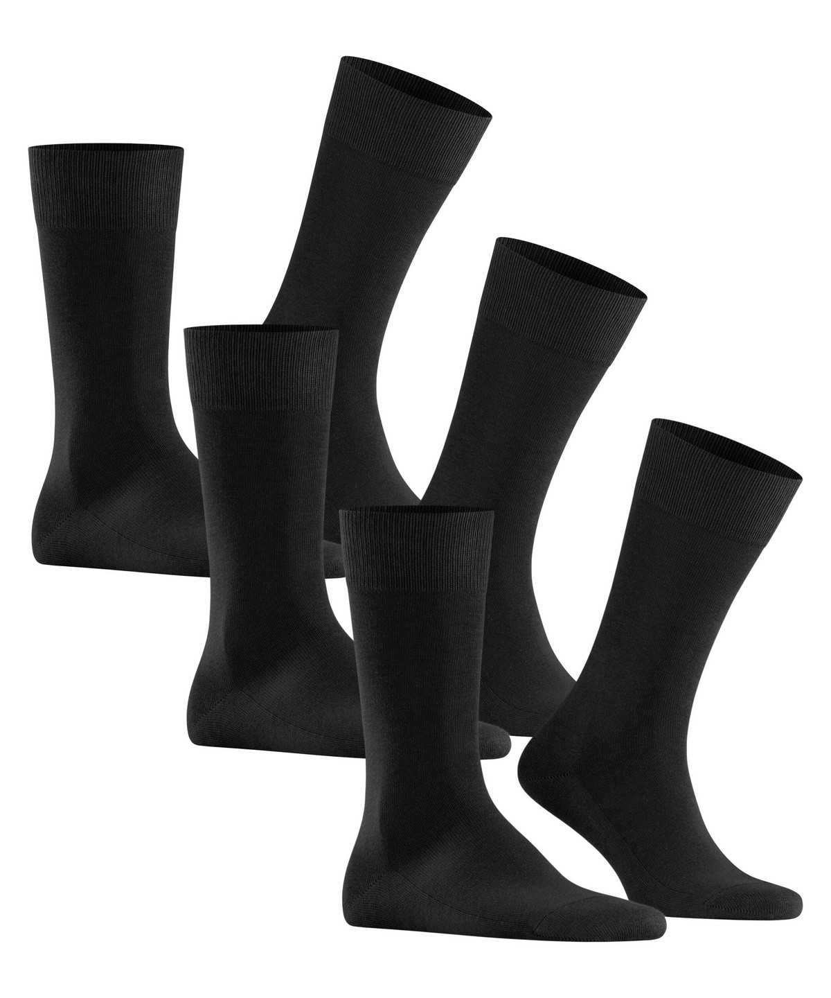 Falke Family 3-Pack Socks Miesten Sukat Mustat | 51079DBKN