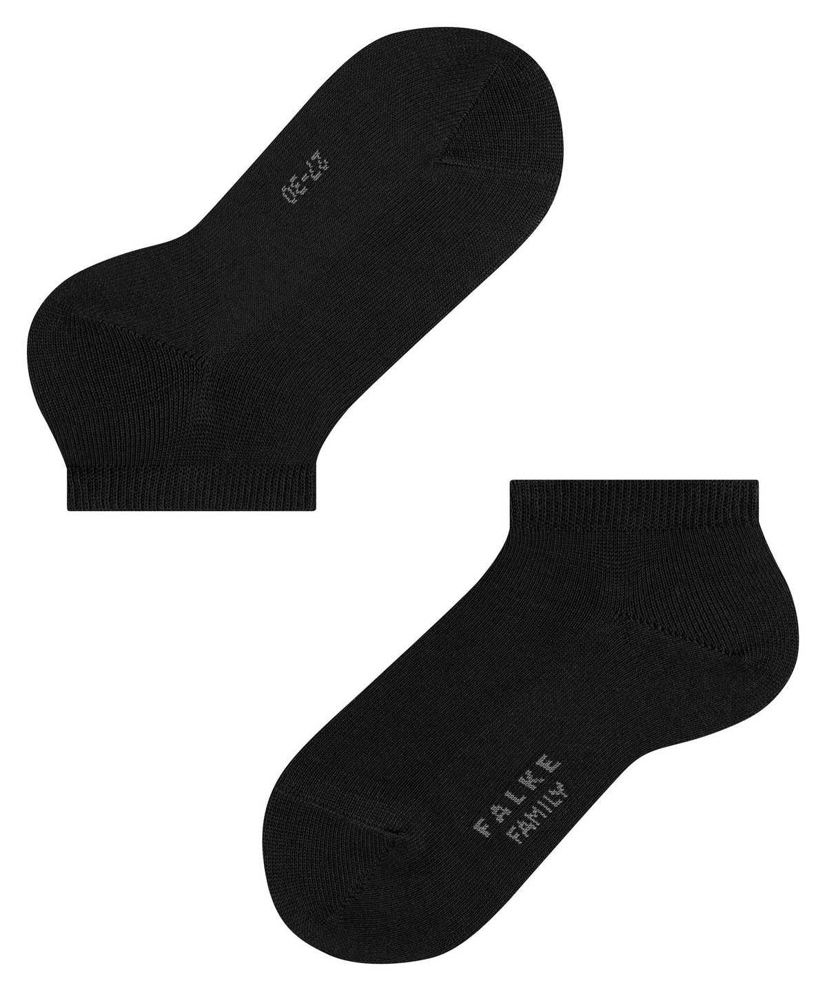 Falke Family Sneaker socks Lasten Sukat Mustat | 02543GQCF