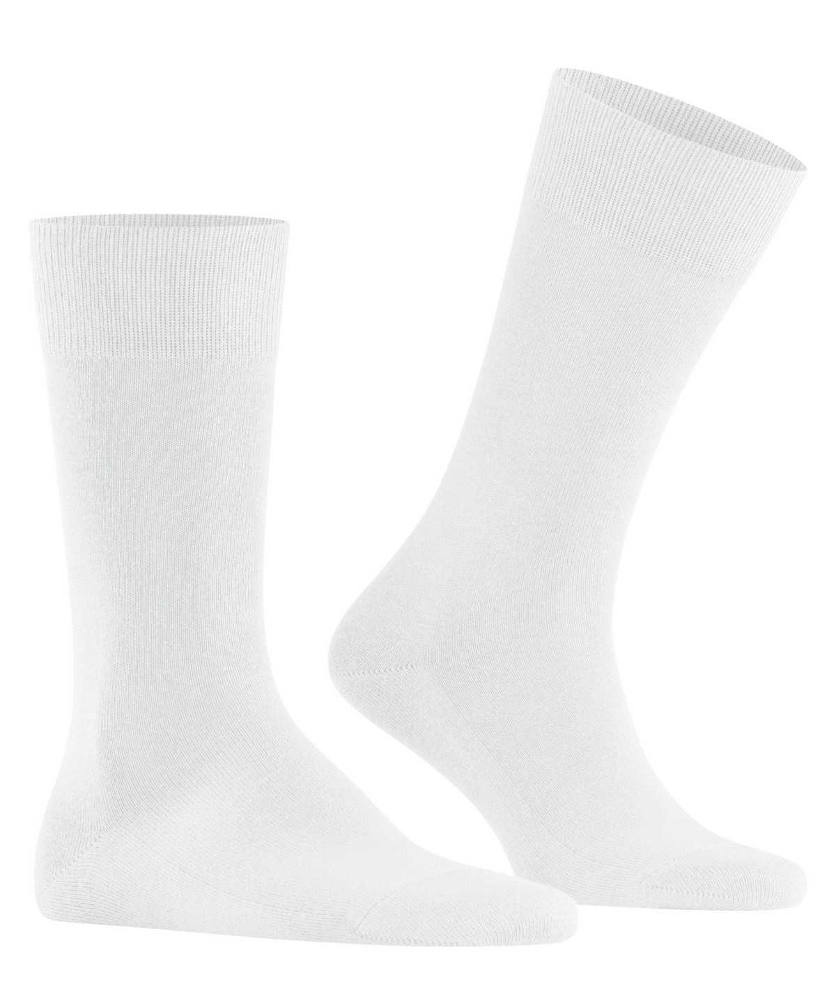 Falke Family Socks Miesten Sukat Valkoinen | 84962UKVH