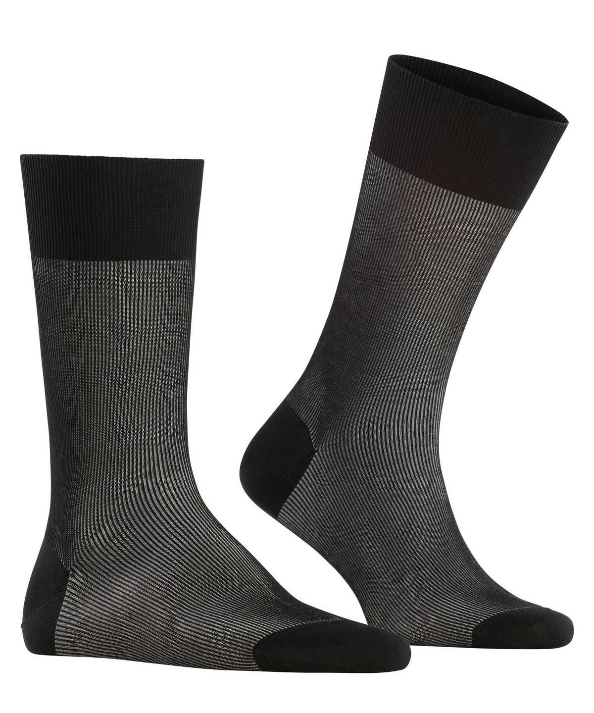 Falke Fine Shadow Socks Miesten Sukat Mustat | 16493WUEM