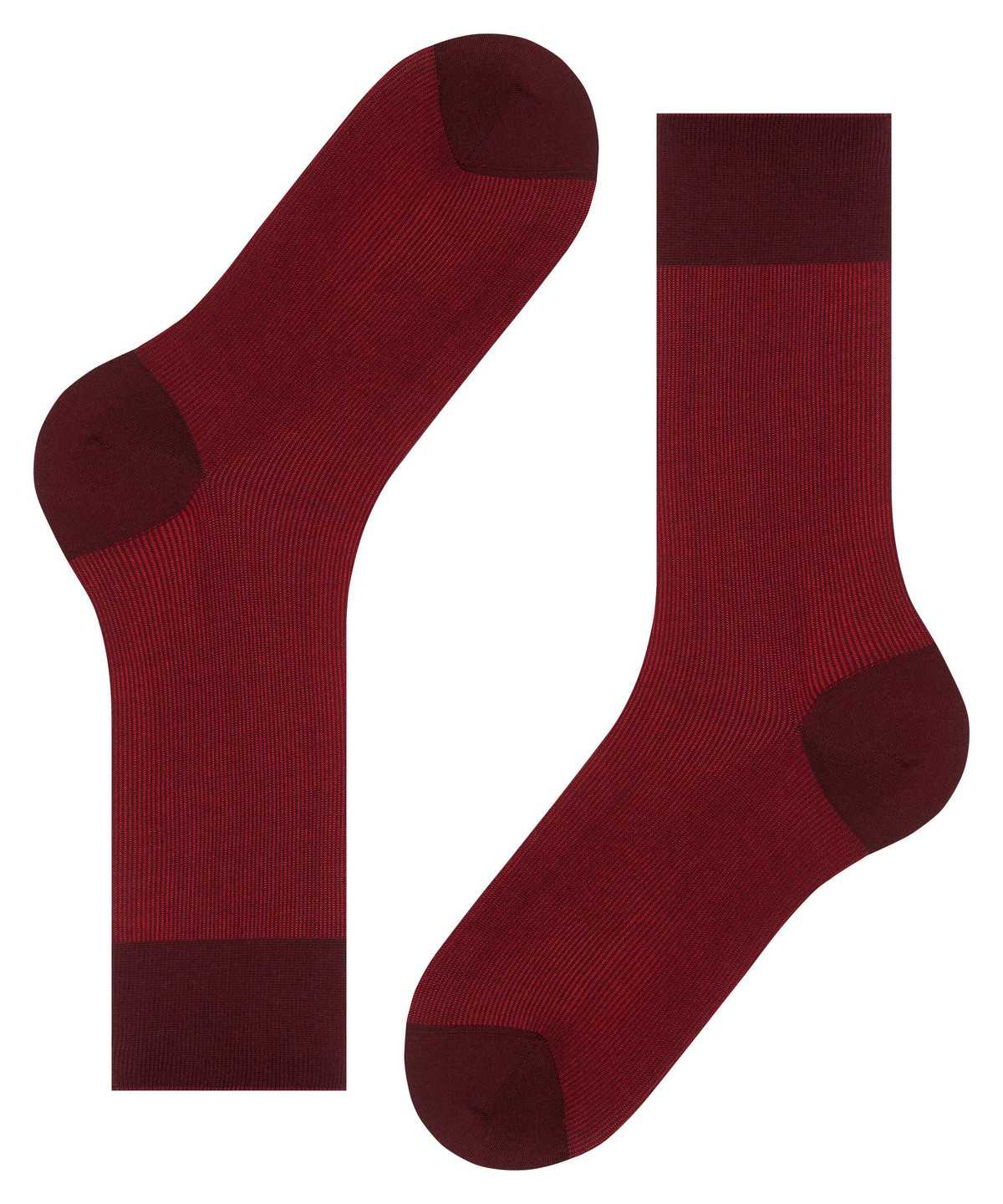 Falke Fine Shadow Socks Miesten Sukat Punainen | 79261EINX