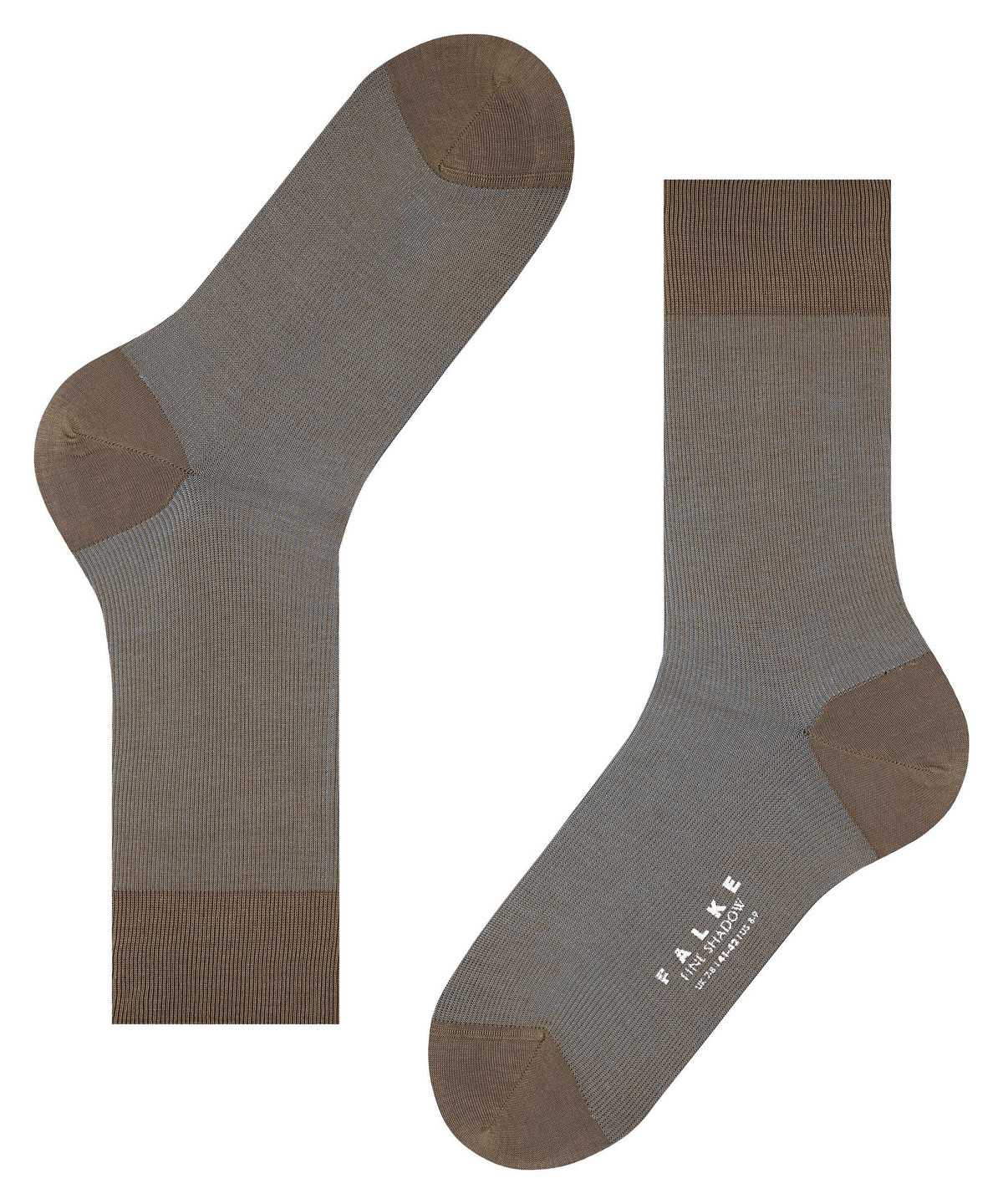 Falke Fine Shadow Socks Miesten Sukat Ruskea | 71568CUTI