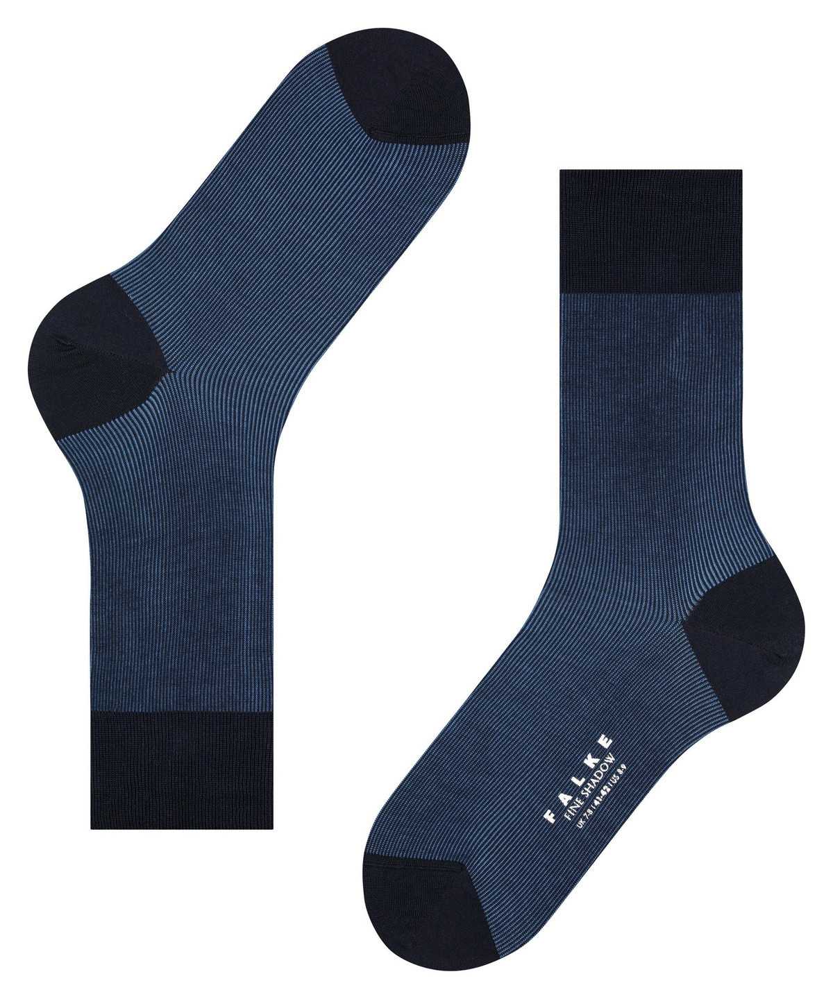 Falke Fine Shadow Socks Miesten Sukat Sininen | 06189NXPA