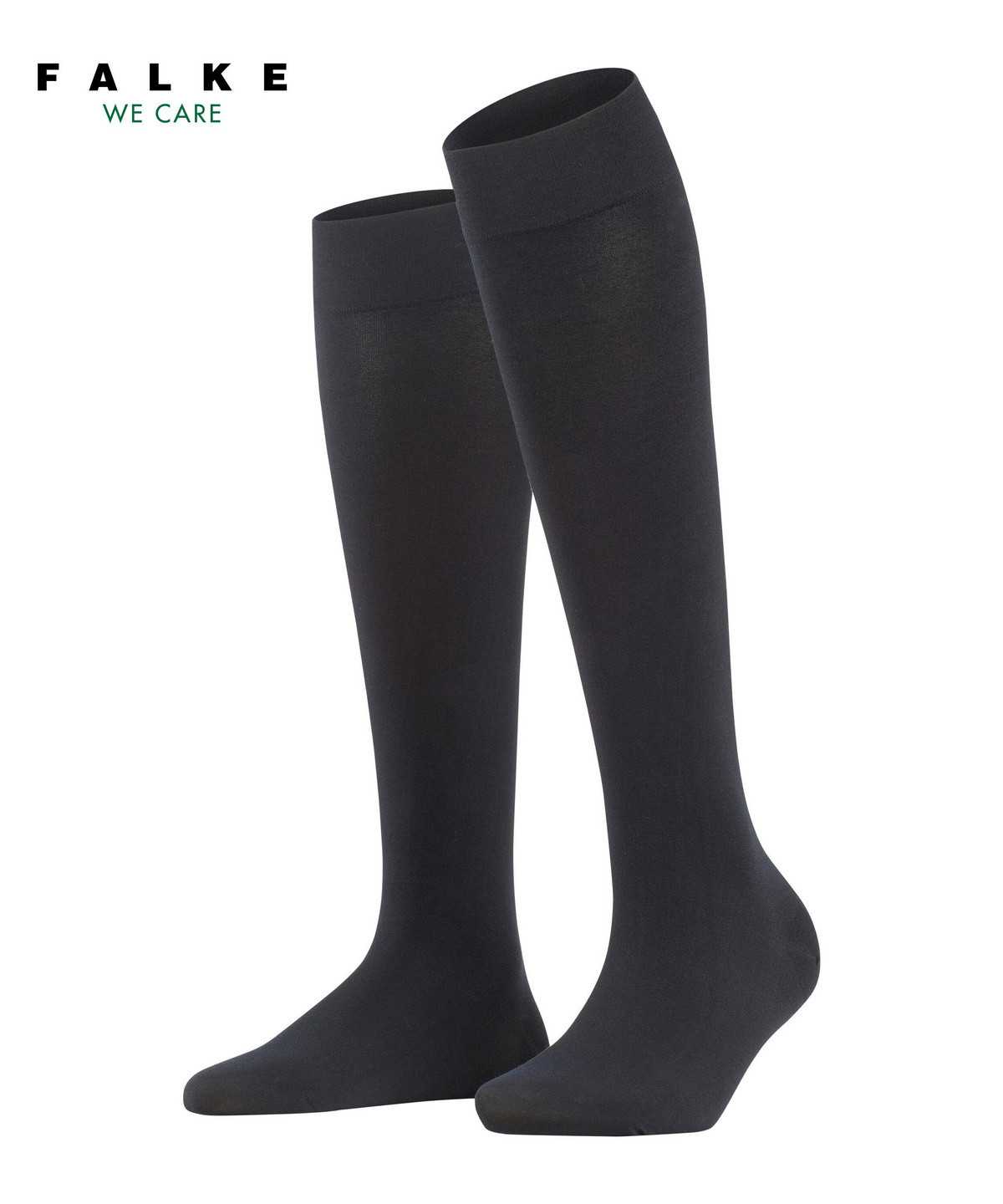 Falke Fine Softness 50 DEN Knee-high Socks Naisten Sukat Mustat | 69732FQUV