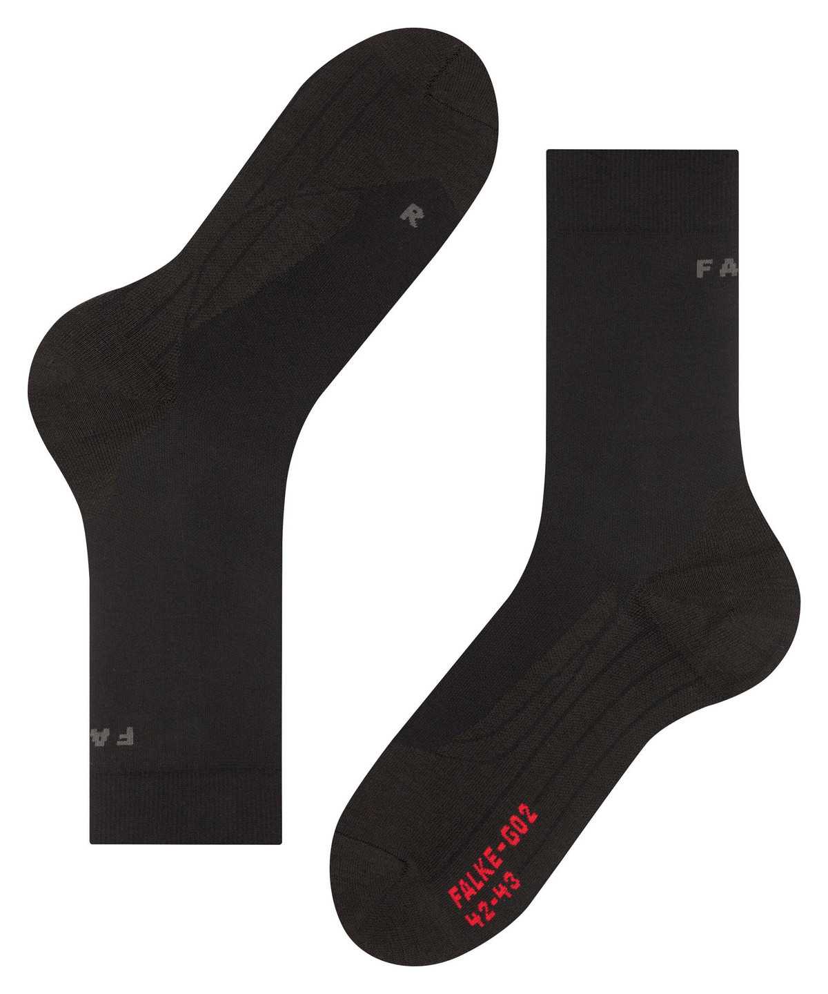 Falke GO2 Golf Socks Miesten Sukat Mustat | 79036MZHK