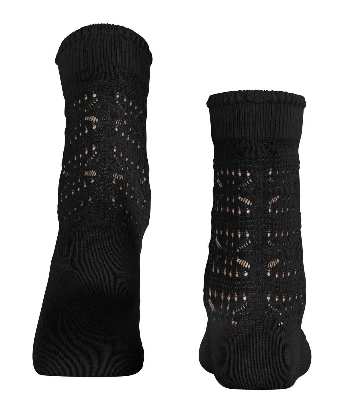 Falke Granny Square Socks Naisten Sukat Mustat | 25439UFVP