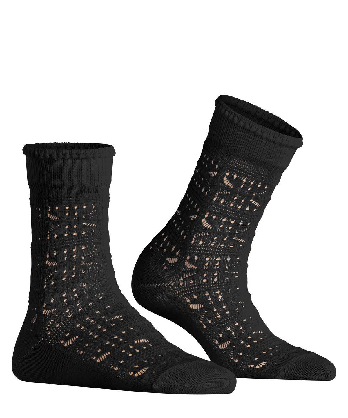 Falke Granny Square Socks Naisten Sukat Mustat | 25439UFVP