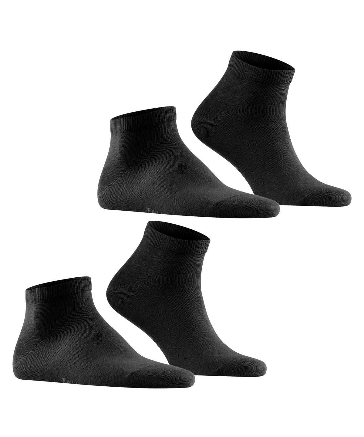 Falke Happy 2-Pack Sneaker socks Miesten Sukat Mustat | 39140PXSF