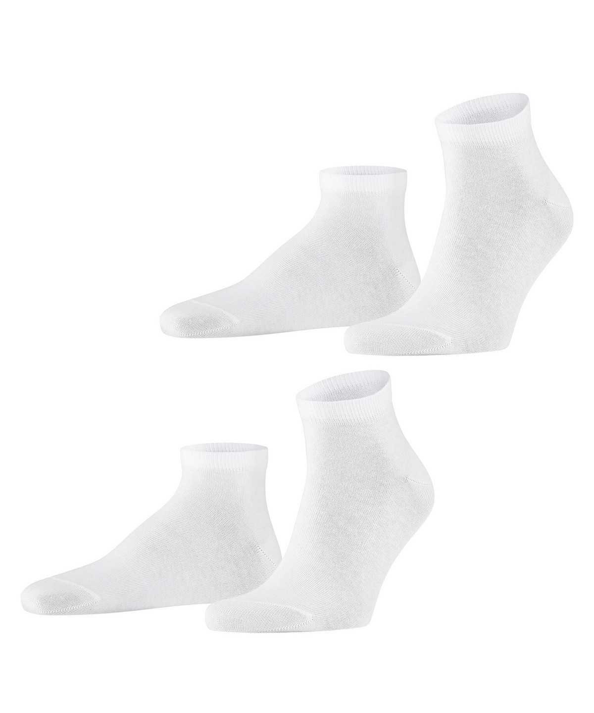 Falke Happy 2-Pack Sneaker socks Miesten Sukat Valkoinen | 43157TLSE