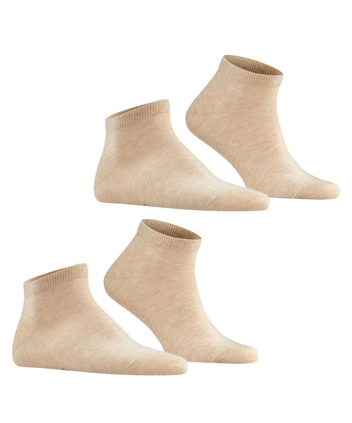 Falke Happy 2-Pack Sneaker socks Miesten Sukat Beige | 40631RXDI