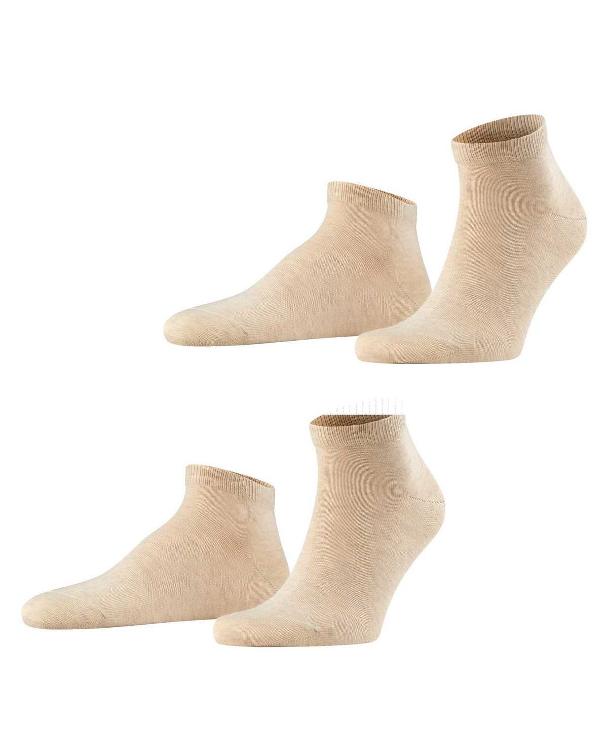 Falke Happy 2-Pack Sneaker socks Miesten Sukat Beige | 40631RXDI