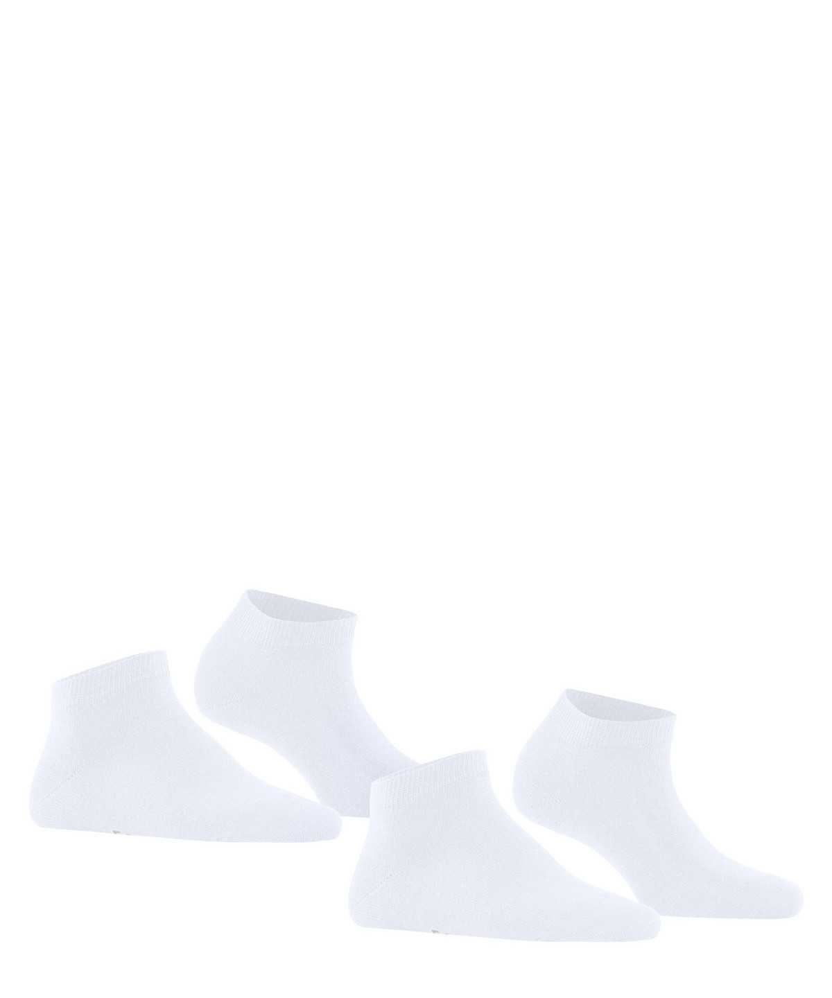 Falke Happy 2-Pack Sneaker socks Naisten Sukat Valkoinen | 72019ZDES