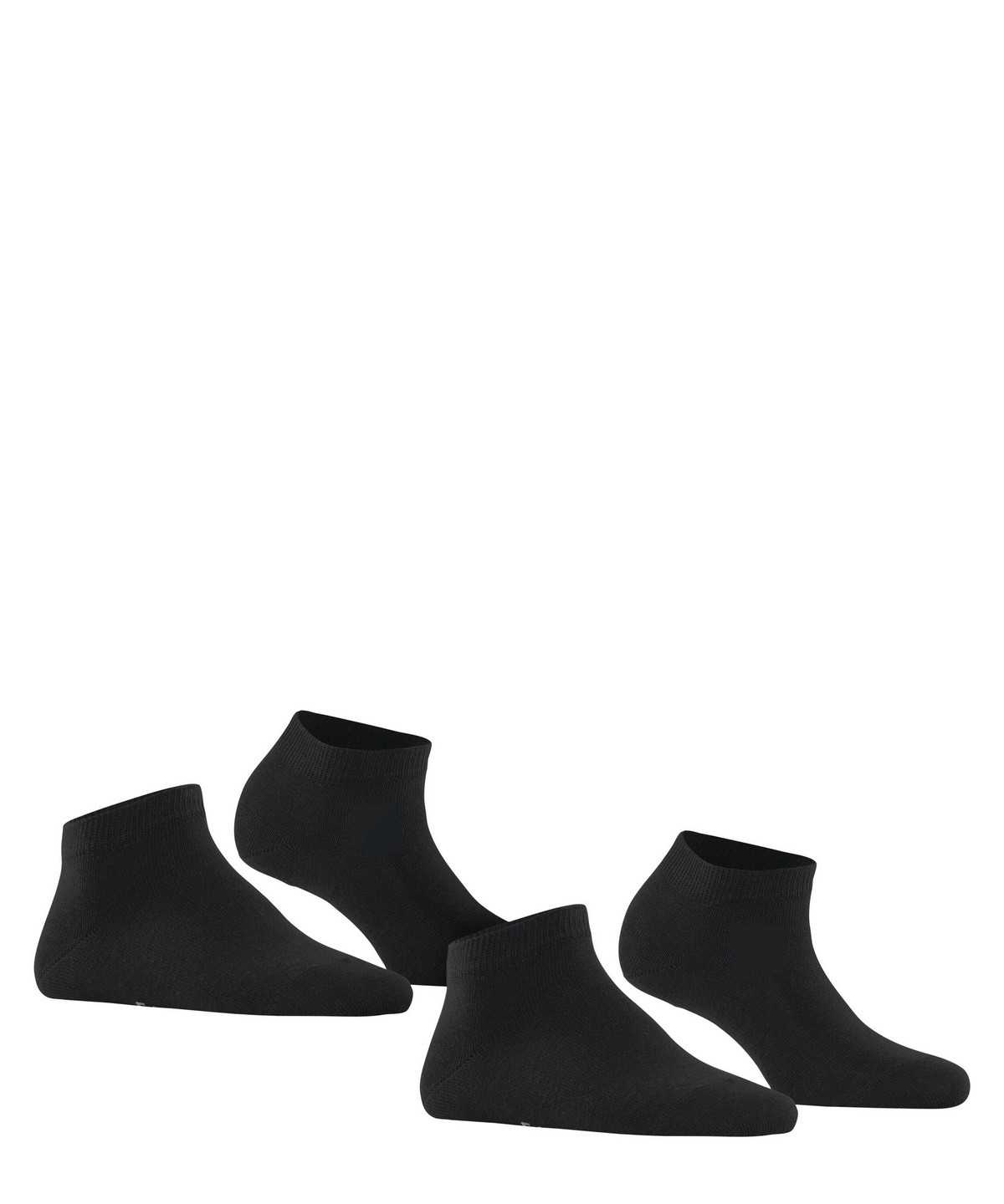 Falke Happy 2-Pack Sneaker socks Naisten Sukat Mustat | 20836WKUV