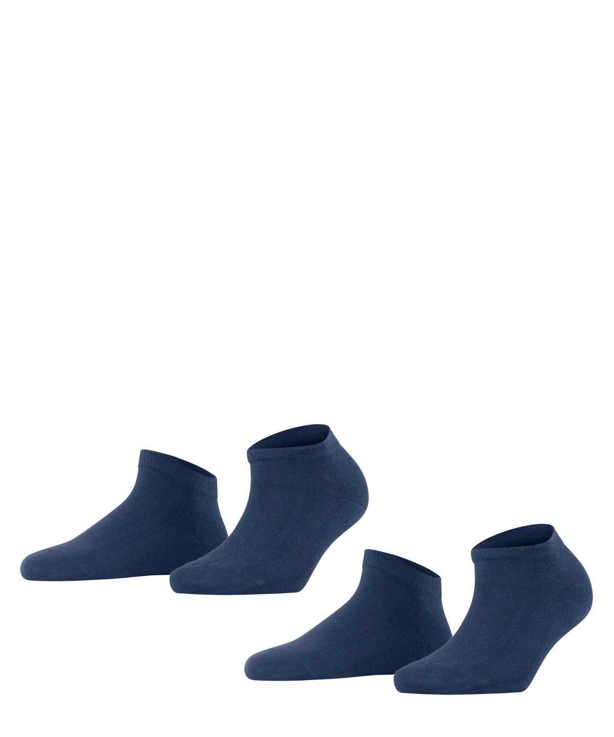 Falke Happy 2-Pack Sneaker socks Naisten Sukat Sininen | 95216KFJW