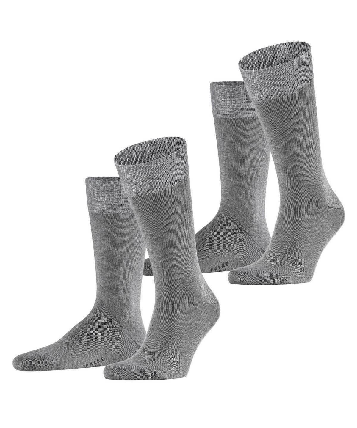 Falke Happy 2-Pack Socks Miesten Sukat Harmaat | 98756ZORW