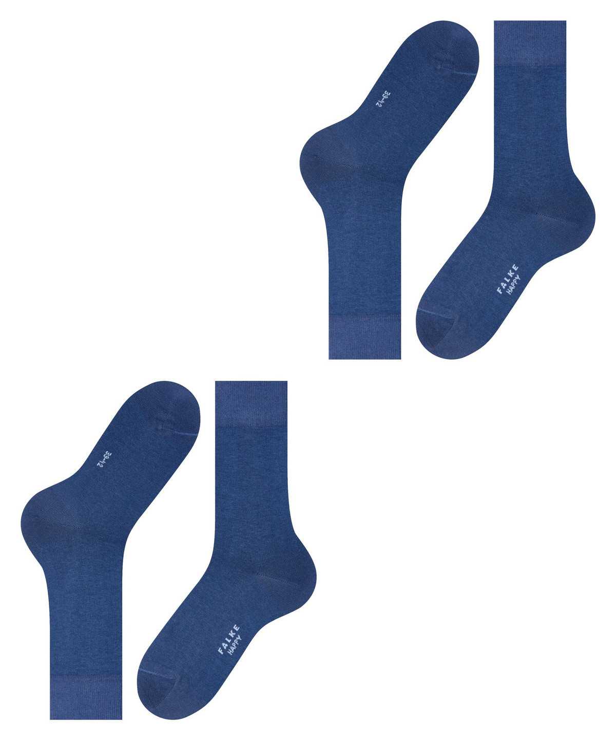 Falke Happy 2-Pack Socks Miesten Sukat Sininen | 05836WMVI