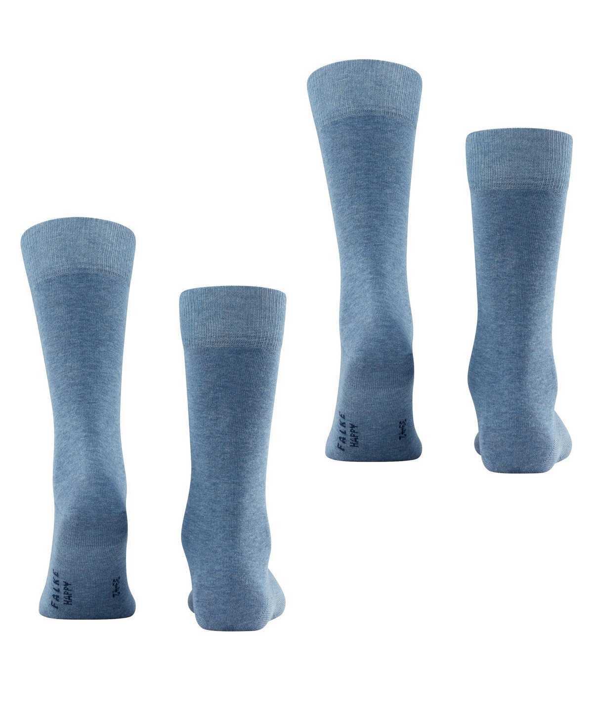 Falke Happy 2-Pack Socks Miesten Sukat Sininen | 72610WRYK