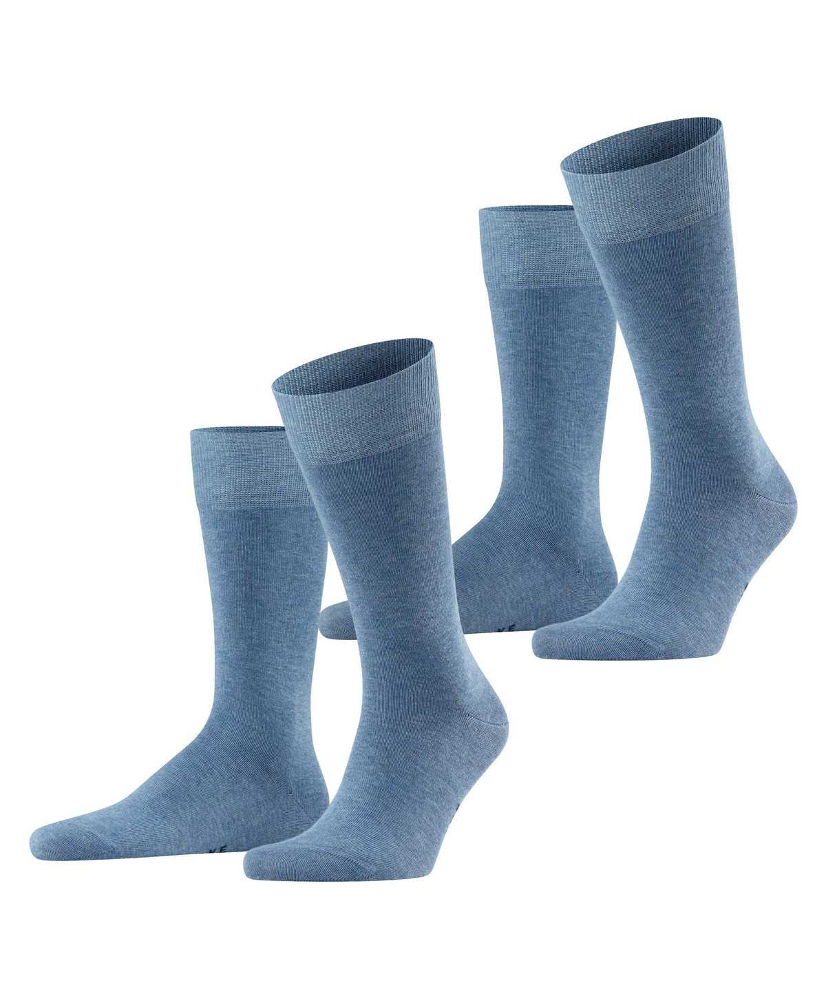 Falke Happy 2-Pack Socks Miesten Sukat Sininen | 72610WRYK