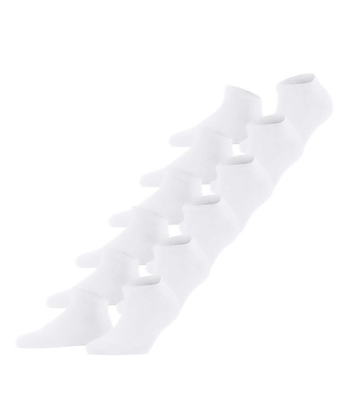 Falke Happy 6-Pack Sneaker socks Naisten Sukat Valkoinen | 84120NXKB