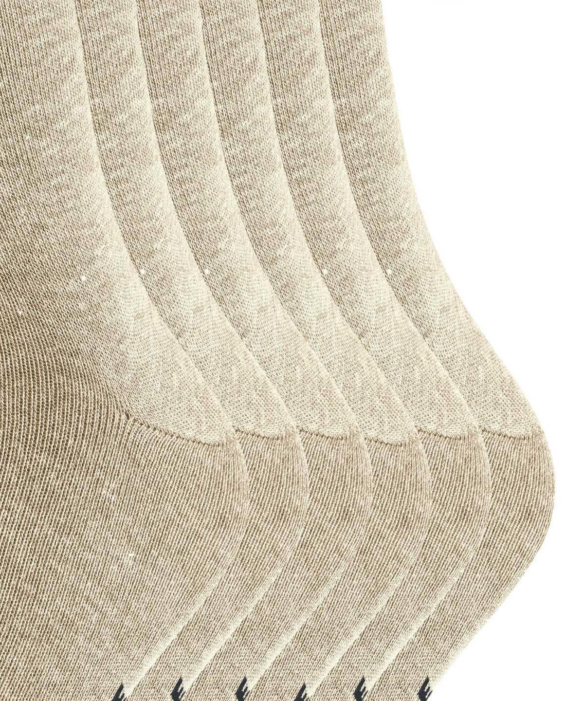 Falke Happy 6-Pack Socks Miesten Sukat Beige | 86234MFHU