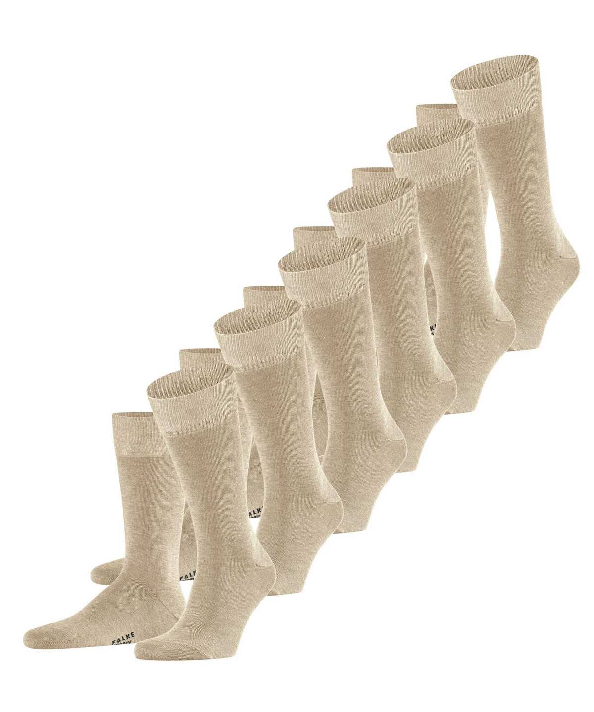 Falke Happy 6-Pack Socks Miesten Sukat Beige | 86234MFHU