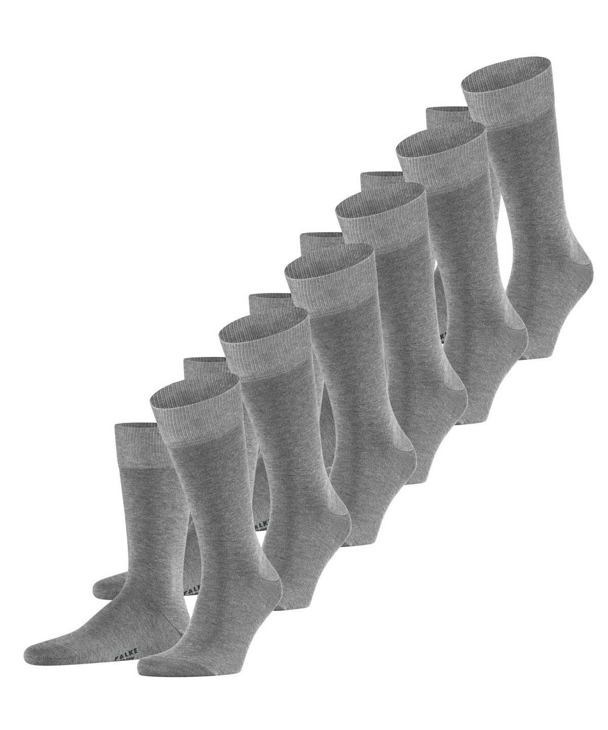 Falke Happy 6-Pack Socks Miesten Sukat Harmaat | 31254UDRH