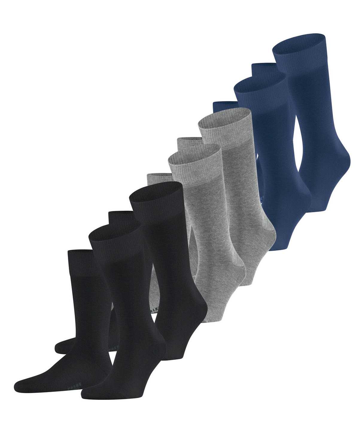 Falke Happy 6-Pack Socks Miesten Sukat Multicolored | 52170CTOA