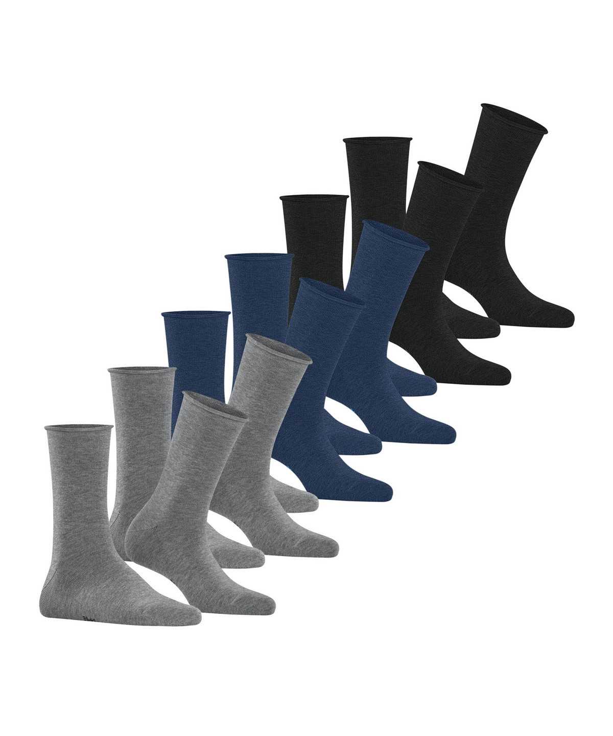 Falke Happy 6-Pack Socks Naisten Sukat Multicolored | 90682LZWJ