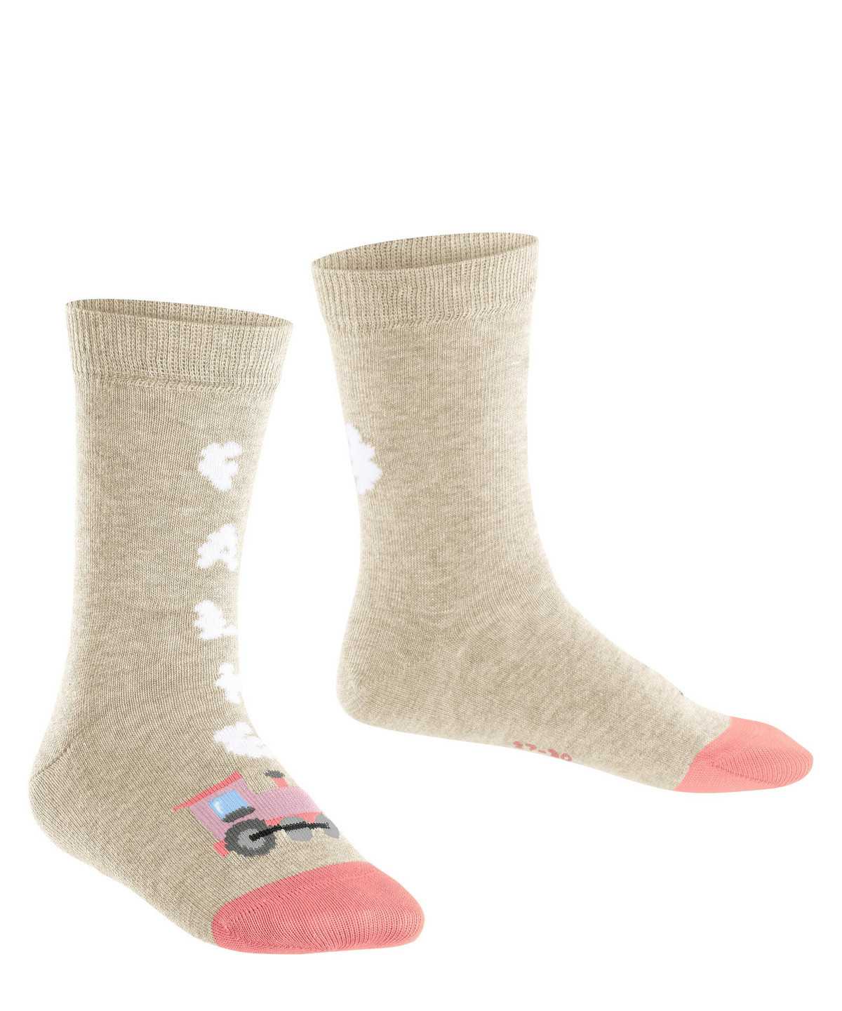 Falke Happy Locomotive Socks Lasten Sukat Beige | 43719UZYD