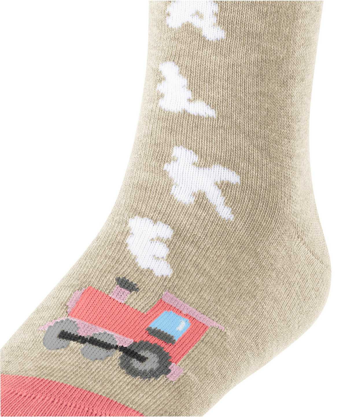 Falke Happy Locomotive Socks Lasten Sukat Beige | 43719UZYD