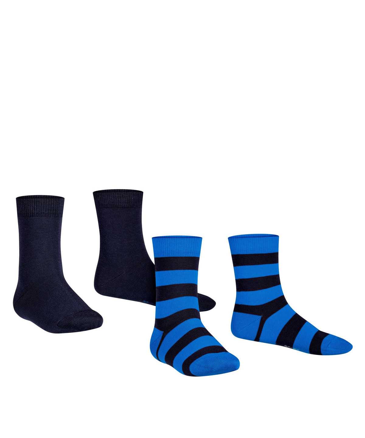 Falke Happy Stripe 2-Pack Socks Lasten Sukat Mustat | 58270EVQO