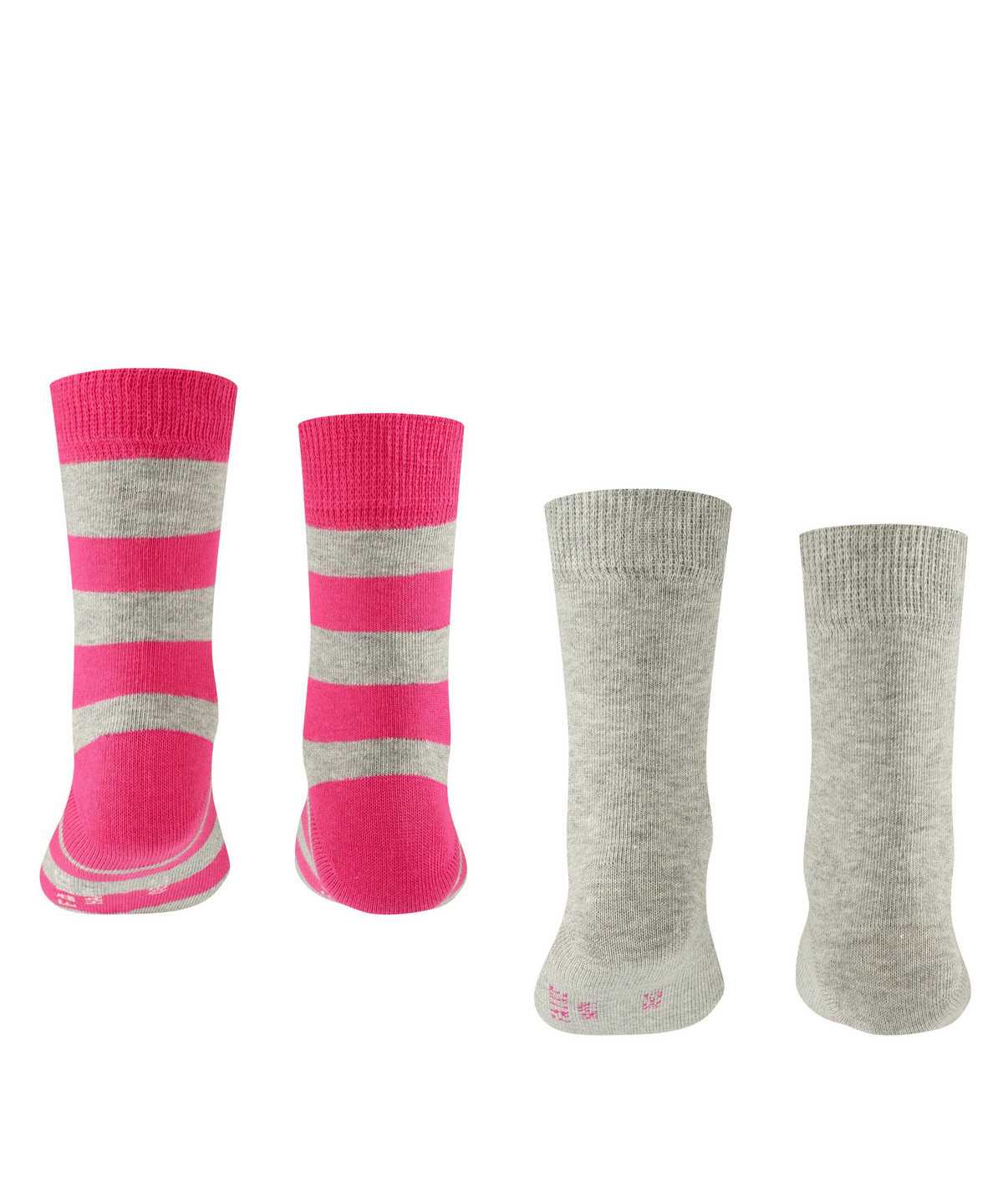 Falke Happy Stripe 2-Pack Socks Lasten Sukat Harmaat | 13968DVUP