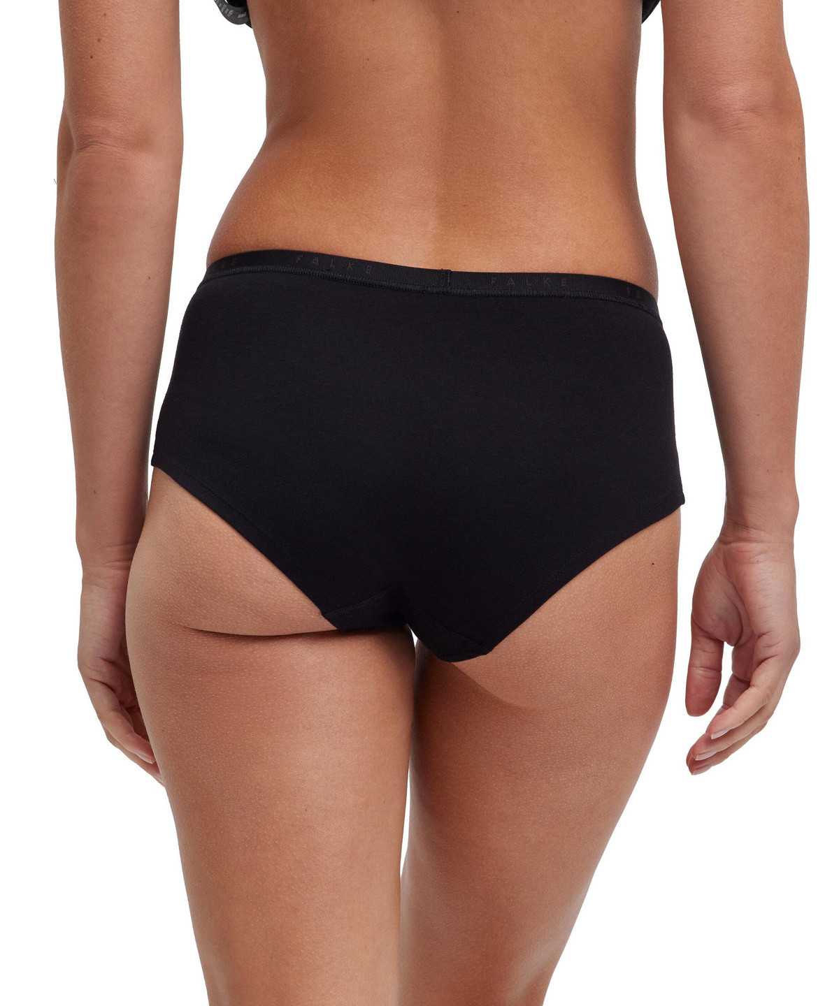 Falke Hipster Daily Climate Control Naisten Panties & Slips Mustat | 42806SEKM