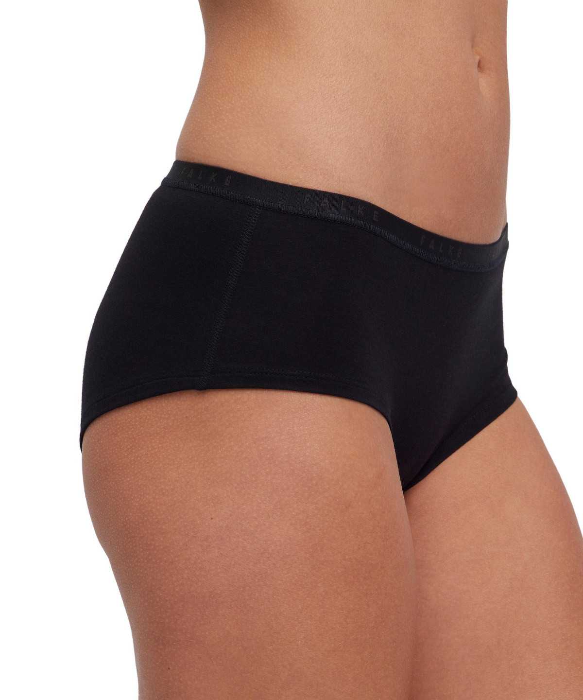 Falke Hipster Daily Climate Control Naisten Panties & Slips Mustat | 42806SEKM