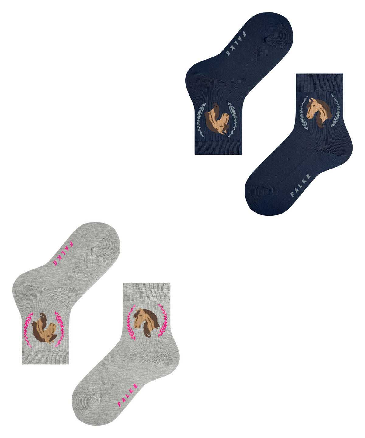 Falke Horse 2-Pack Socks Lasten Sukat Multicolored | 59037TNWC