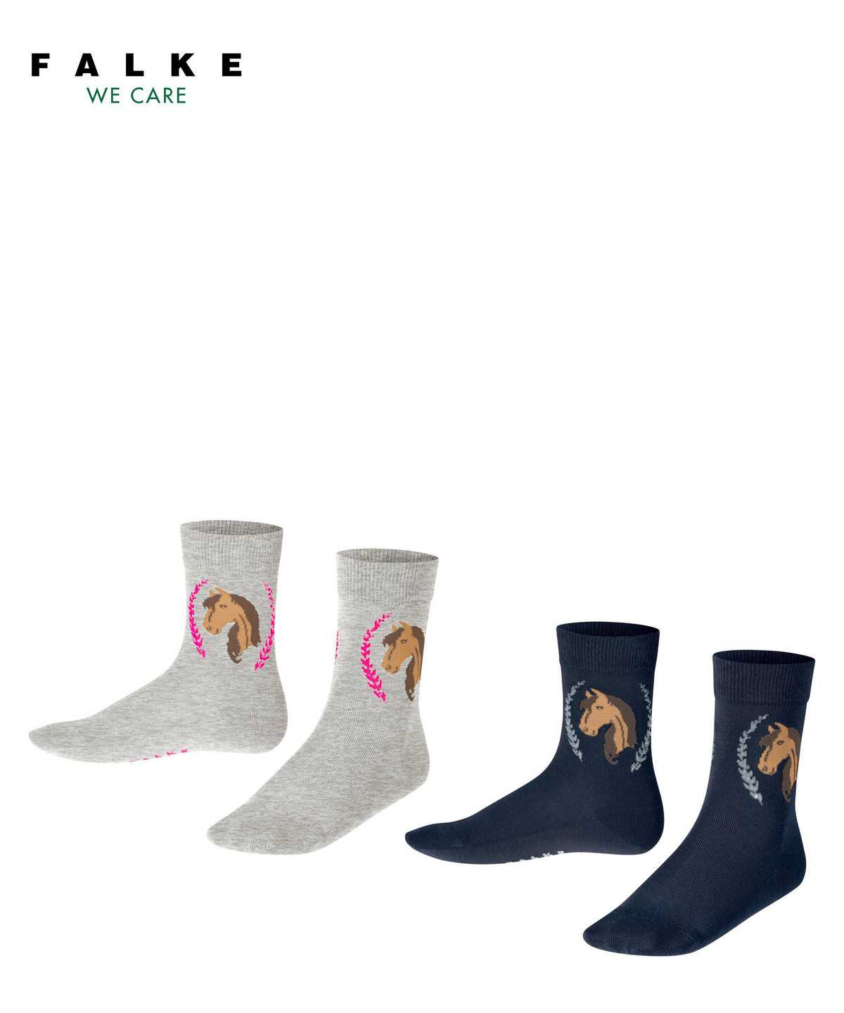 Falke Horse 2-Pack Socks Lasten Sukat Multicolored | 59037TNWC