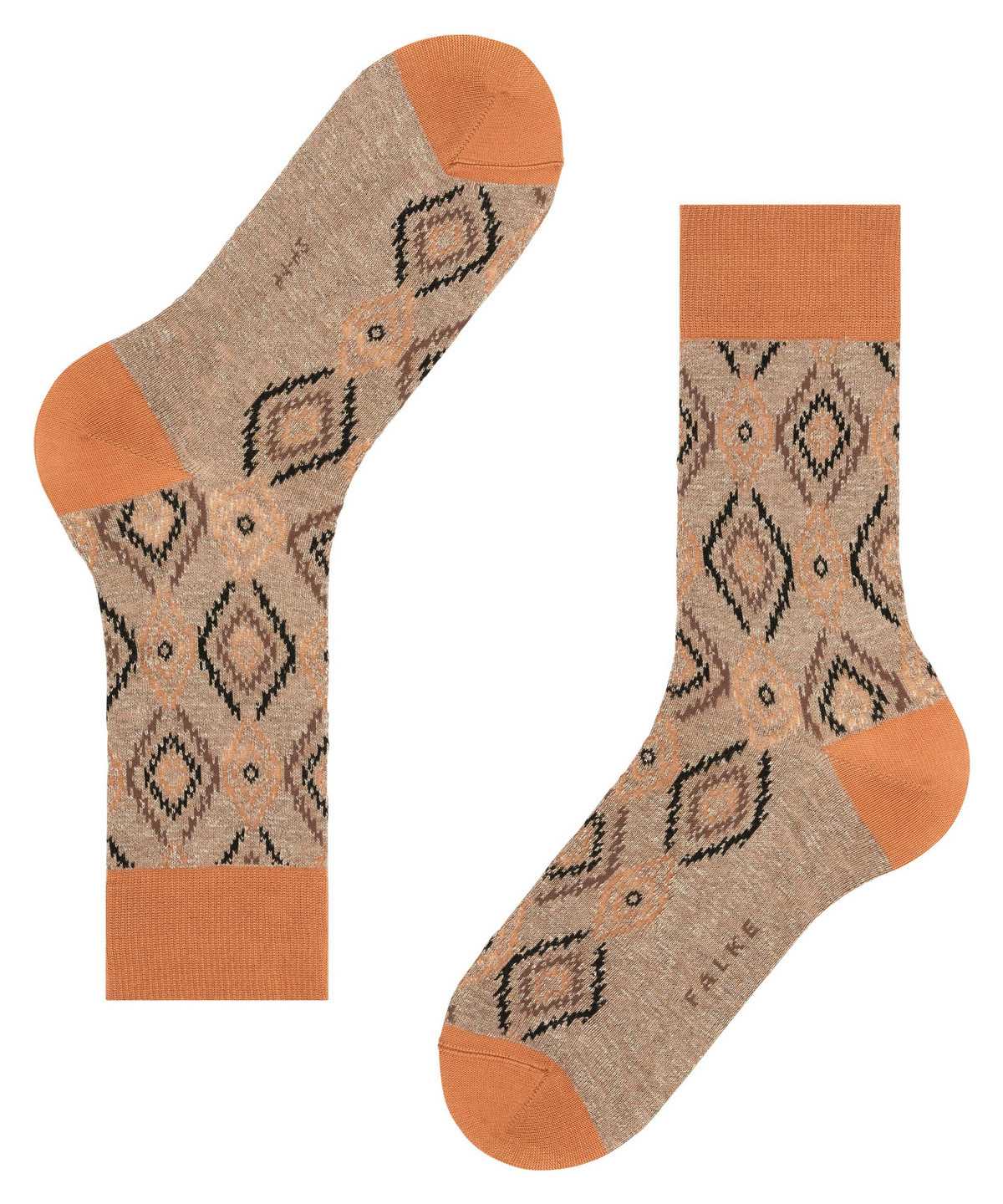 Falke Ikat Spell Socks Miesten Sukat Oranssi | 43592NUVX