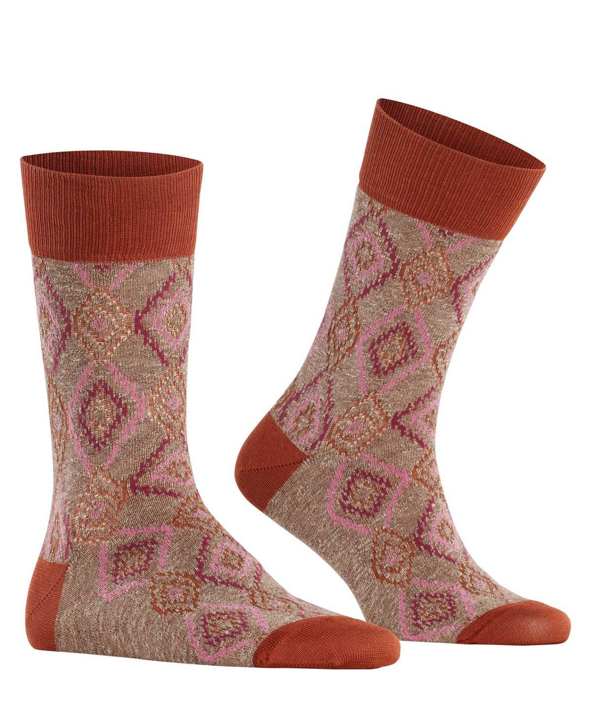 Falke Ikat Spell Socks Miesten Sukat Ruskea | 08297ZSGX