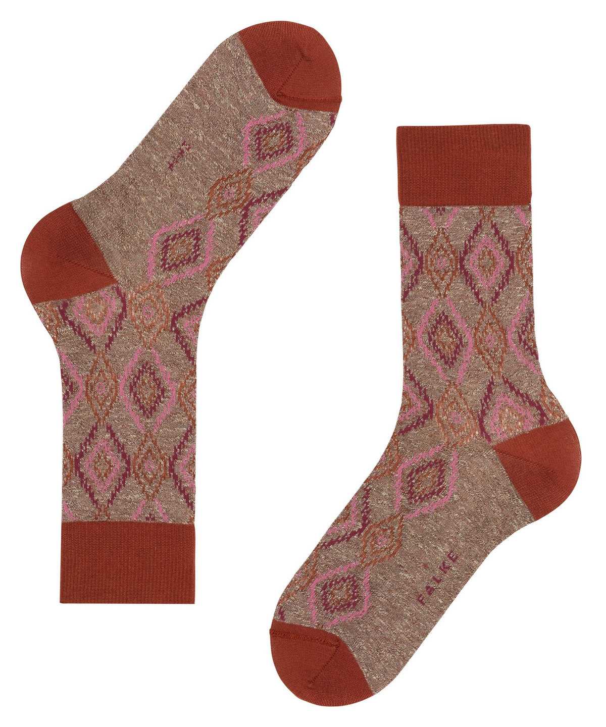 Falke Ikat Spell Socks Miesten Sukat Ruskea | 08297ZSGX