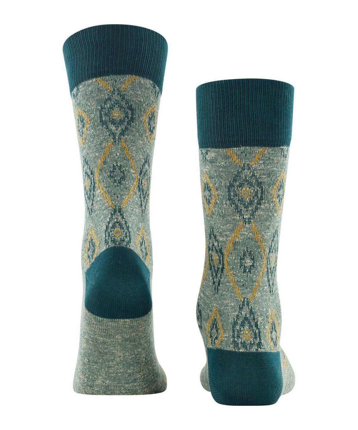 Falke Ikat Spell Socks Miesten Sukat Vihreä | 62587WXST