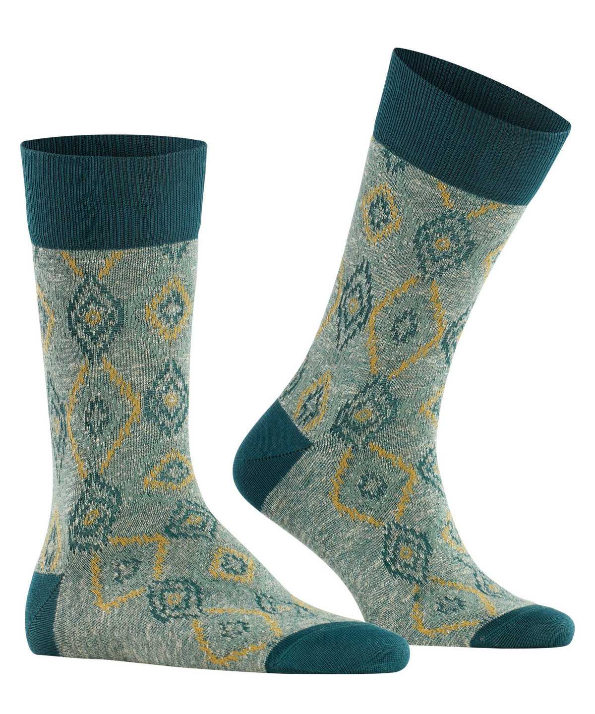 Falke Ikat Spell Socks Miesten Sukat Vihreä | 62587WXST