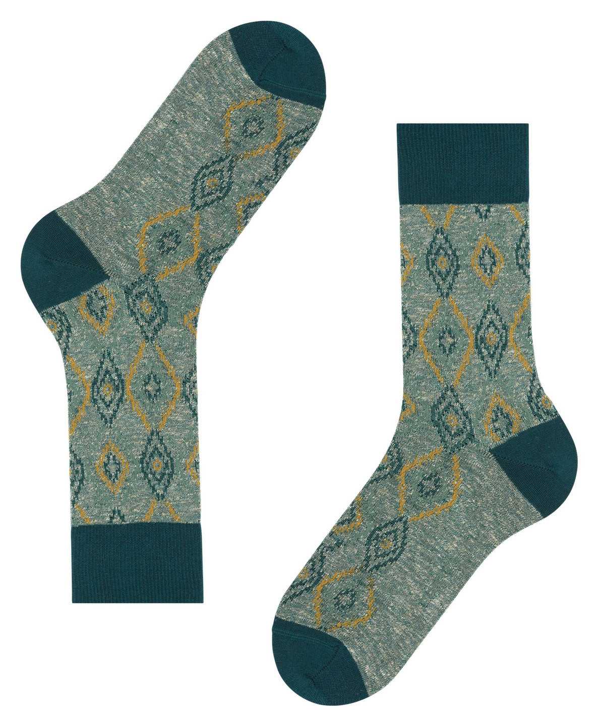 Falke Ikat Spell Socks Miesten Sukat Vihreä | 62587WXST