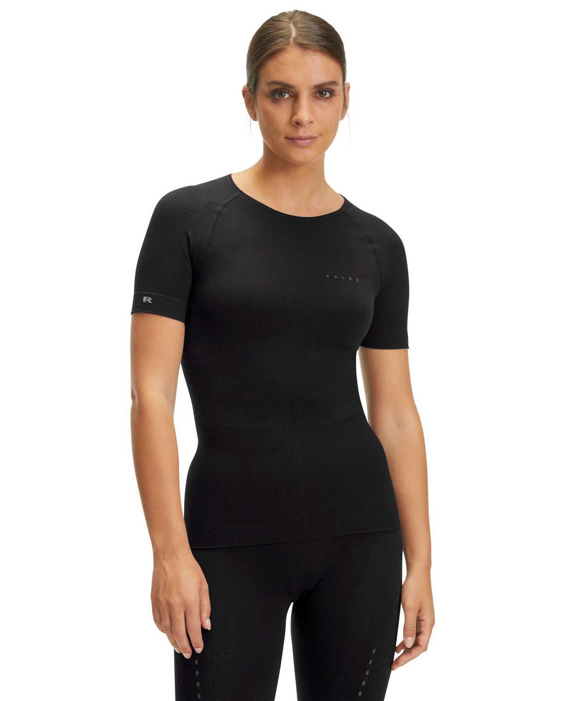 Falke Impulse Running T-Shirt Round-neck Health Naisten Lyhythihainen Paita Mustat | 46908HNFZ