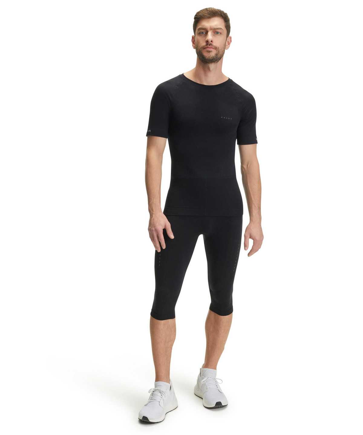 Falke Impulse Running Tights Miesten Tights Mustat | 84950NSIX