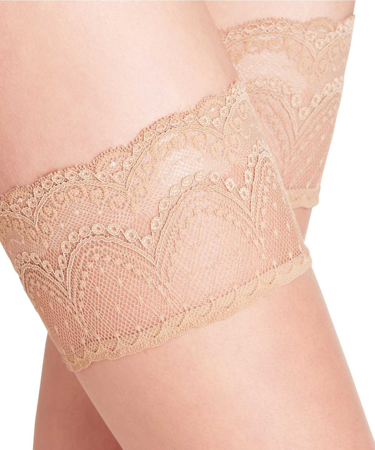 Falke Invisible Deluxe 8 DEN Stay-ups Naisten Thigh Highs Ruskea | 86037GASD