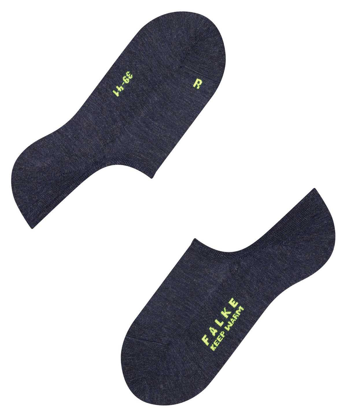 Falke Keep Warm Invisibles Miesten No Show Socks Sininen | 45398MNGO